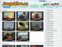 Tablet Screenshot of juegalibre.es